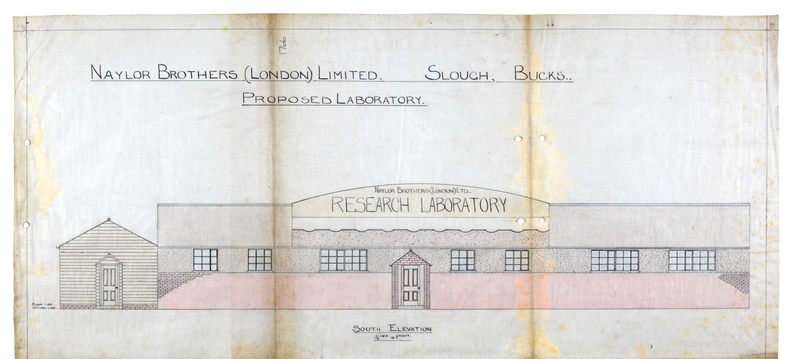 Drawing plan of proposed research laboratory ref. S/SB2/1766