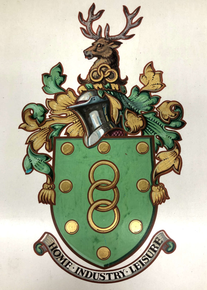 Bracknell coat of arms ref NTB G1 5 3 BDC