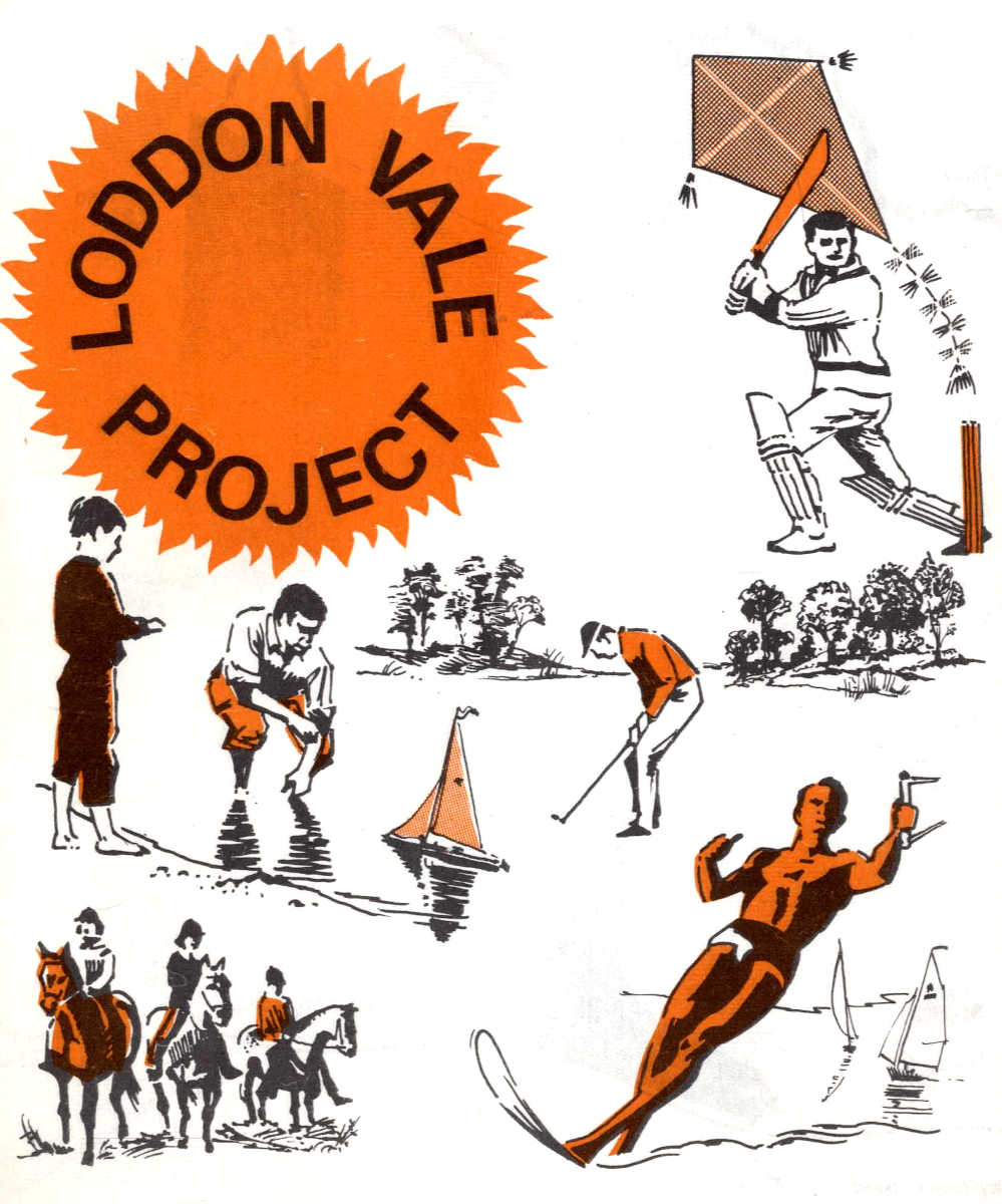 Loddon Vale Project with drawings of people doing sports activities reference D/EX2658