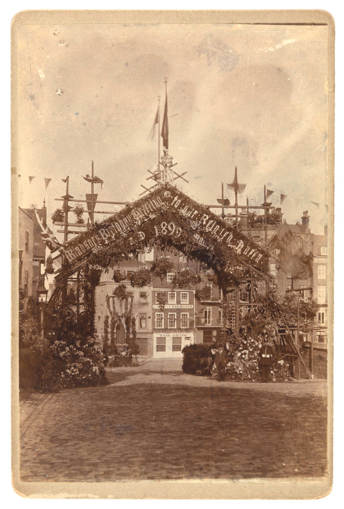 Arch erected for Queen Victoria's birthday 1899 ref. D/P148/28/55/2