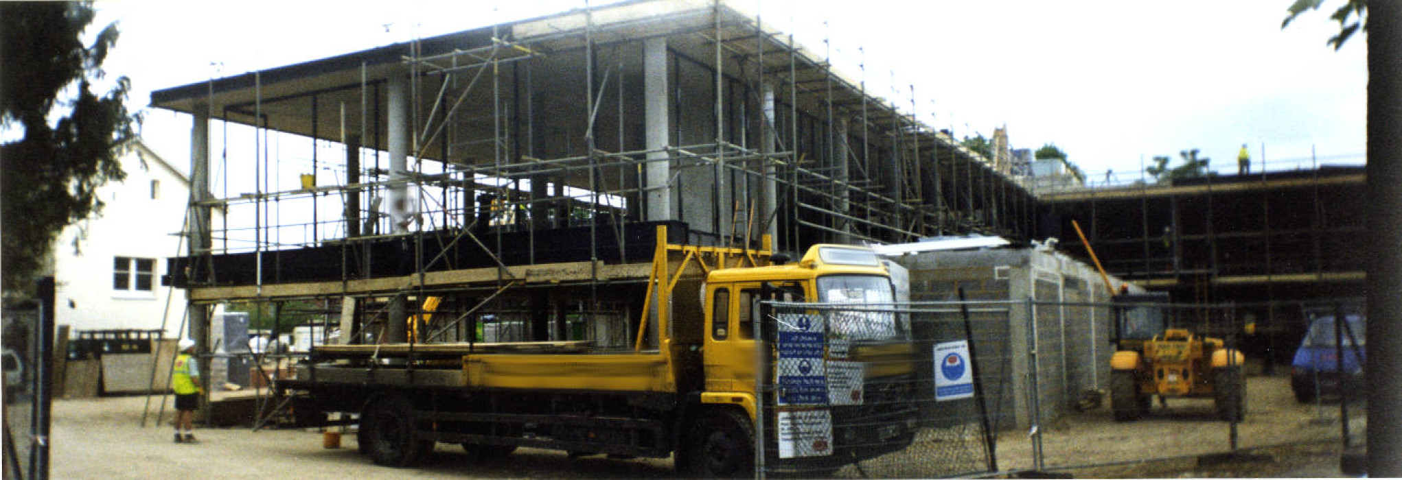 9 Coley Avenue, current home of the Royal Berkshire Archives, under construction